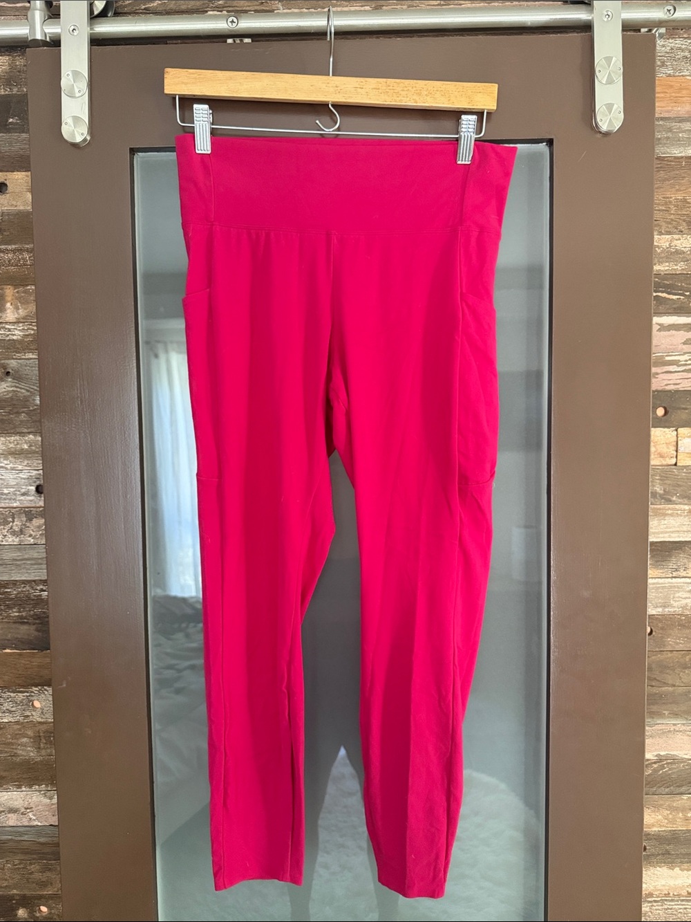 REI Co-op Pink Active Leggings with Logo